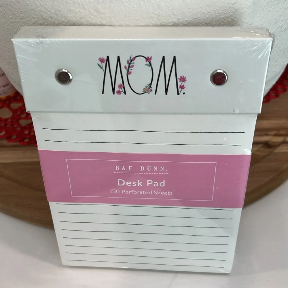 Rae Dunn M🌸M Desk Pad. - Picture 7 of 16